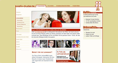 Desktop Screenshot of kreativ-drucke.de